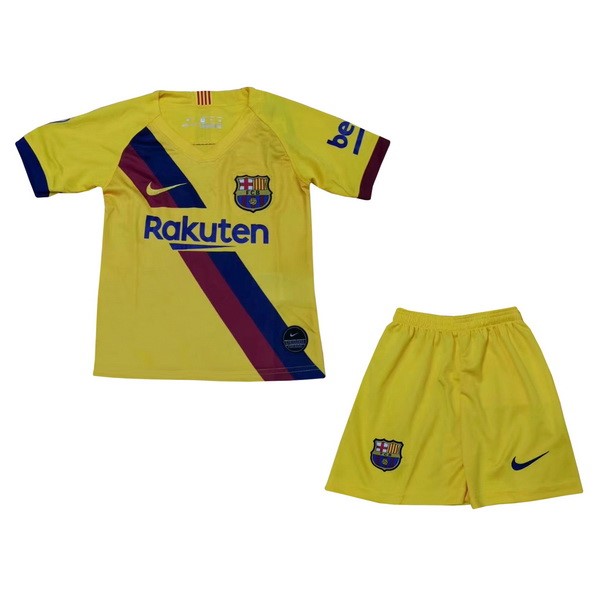 Camiseta Barcelona Replica Segunda Ropa Niño 2019/20 Amarillo